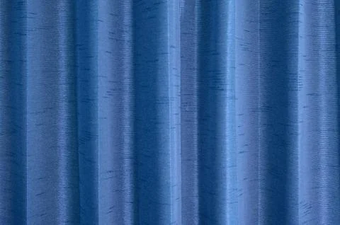 Blue curtain texture background Foto stock