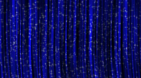 Blue Curtains with Particles Background. 스톡 동영상 61025223