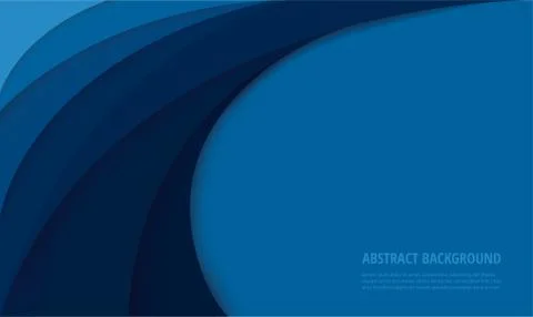 Blue curve background vector illustration EPS10 Stock Illustration