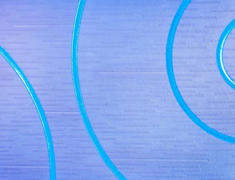 Blue curve light Stock Illustration