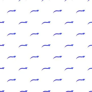 Blue curved arrows creating repeating seamless pattern background 스톡 일러스트