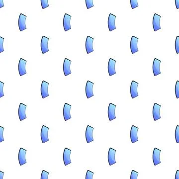 Blue curved brackets creating seamless pattern punctuation Stockillustratie