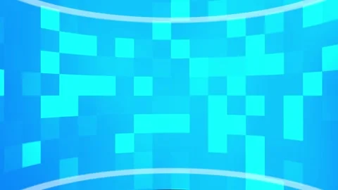 Blue Curved Pixelated Background Loop. Stock Footage 286435562