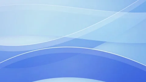 Blue curved wave lines drift in a gentle flowing motion Stock Footage 340877109