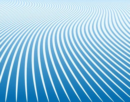 Blue curves Stock Illustration