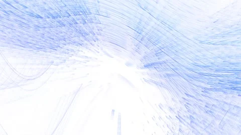 Blue curves on a white 库存影片 263352195
