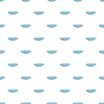 Blue cushion pillow pattern creating a seamless background Stock Illustration