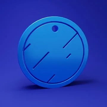 Blue Cutting board icon isolated on blue background. Chopping Board symbol... Stock Illustration