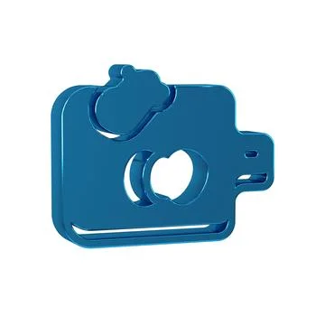 Blue Cutting board with vegetables icon isolated on transparent background... Stock Illustration