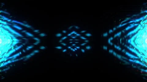 Blue Cyan Glitch Grid Stock Footage 326722971