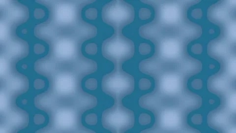 Blue Cyan Repeating Geometric Pattern With Soft Morphing Waves Stock Footage 343588965
