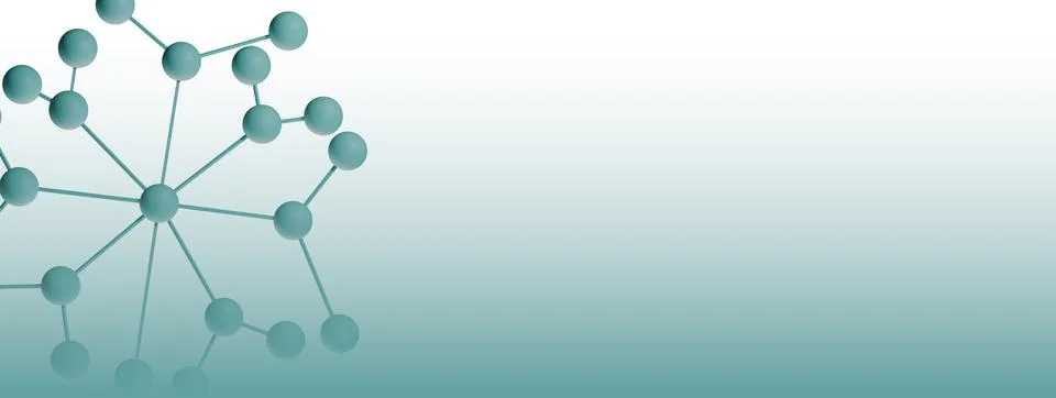 Blue cybernetic connected plexus structure on blue background Stock Illustration