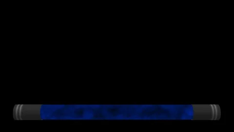 Blue Cylinder Type Lower Third 1 Stock Footage 96231215
