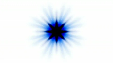 Blue daisy flower lotus pattern or ray.star,Buddhism Mandala flower,kaleidoscope Stock Footage 792544