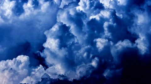 Blue danger Stock Footage 7909773