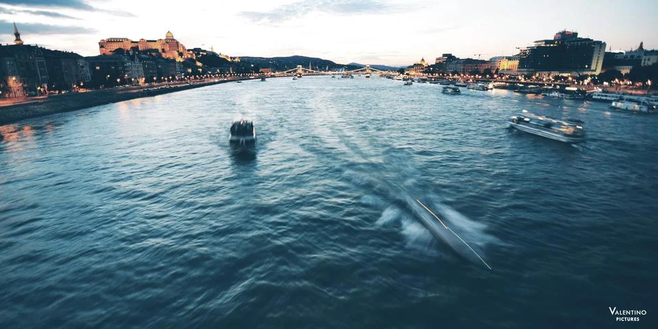 Blue Danube view Stock Photos