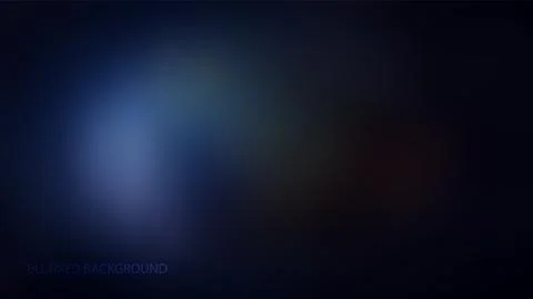 Blue, dark blurred background vector illustration Stock Illustration