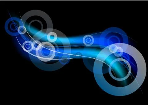 Blue dark Illustrazione stock