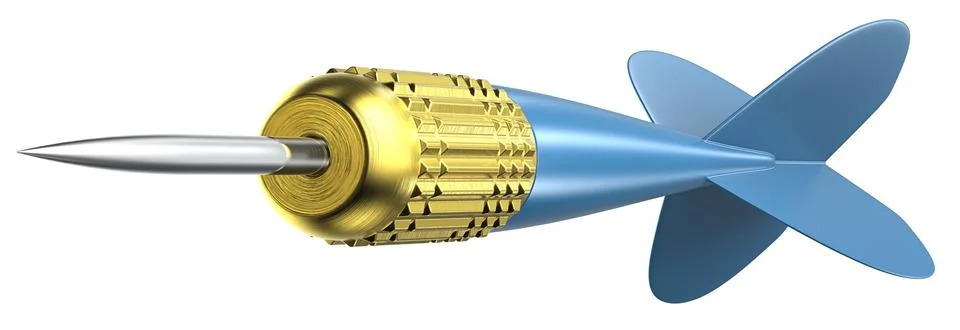 Blue Dart Arrow. Stock Illustration