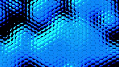 Blue Data Space Gradient Snake Scales Skin Pattern Texture Motion Graphics 스톡 동영상 290097948