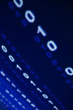 Blue data space 写真素材