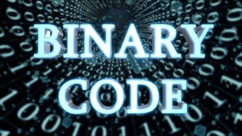 Blue Data Tunnel Binary Code Concept Loop 4K Stock Footage 82902226