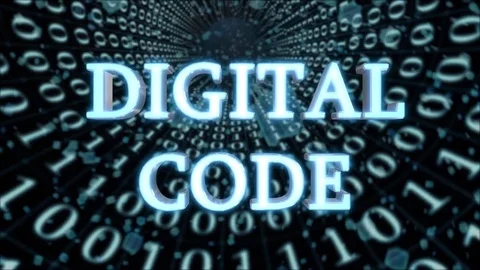 Blue Data Tunnel Digital Code Concept Loop 4K Stock Footage 82909432