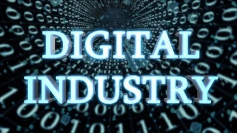 Blue Data Tunnel Digital Industry Concept Loop 4K Stock Footage 82909533