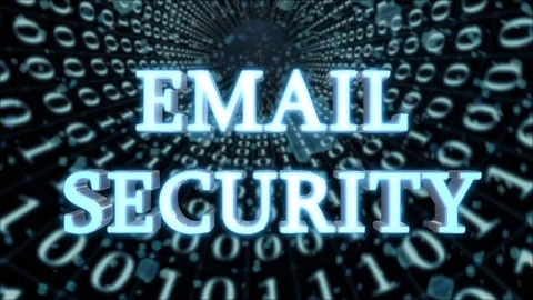 Blue Data Tunnel Email Security Concept Loop 4K Stock Footage 82913543