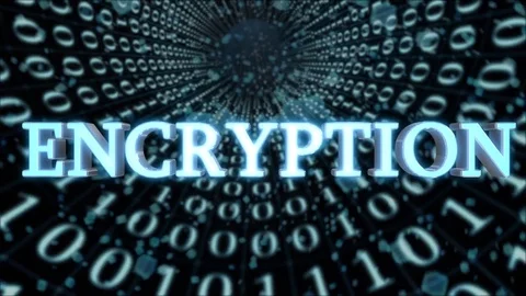 Blue Data Tunnel Encryption Concept Loop 4K Stock Footage 82913583