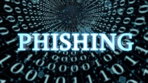 Blue Data Tunnel Phishing Concept Loop 4K Stock Footage 82924877