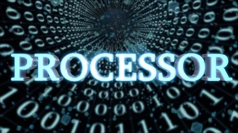 Blue Data Tunnel Processor Concept Loop 4K Stock Footage 82924981