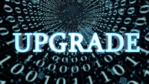 Blue Data Tunnel Upgrade Concept Loop 4K Stock Footage 82925562