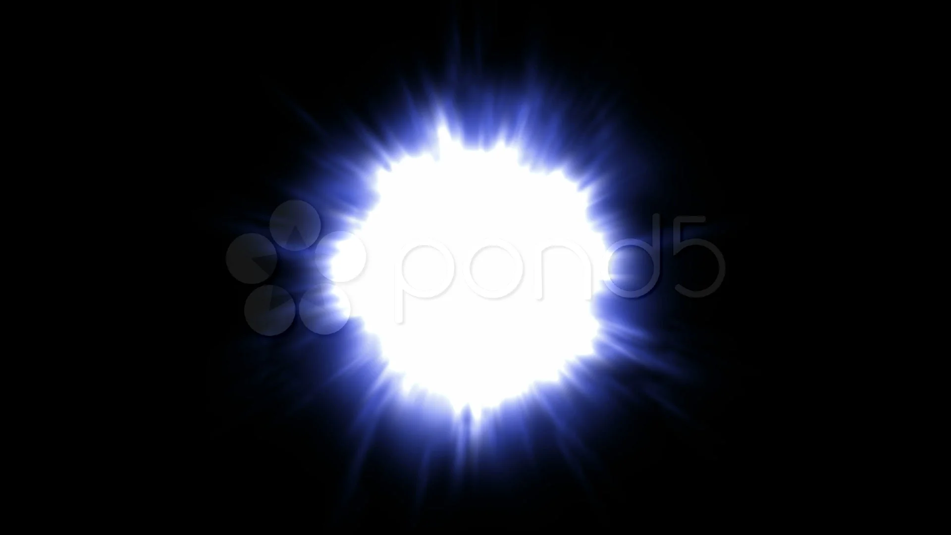 Blue dazzling light explosion,god heaven... | Stock Video | Pond5