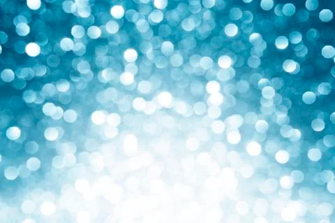 Blue defocused lights background Stock Photos