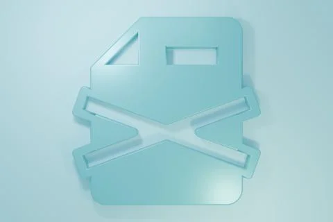 Blue Delete file document icon isolated on blue background. Rejected docume.. イラスト素材