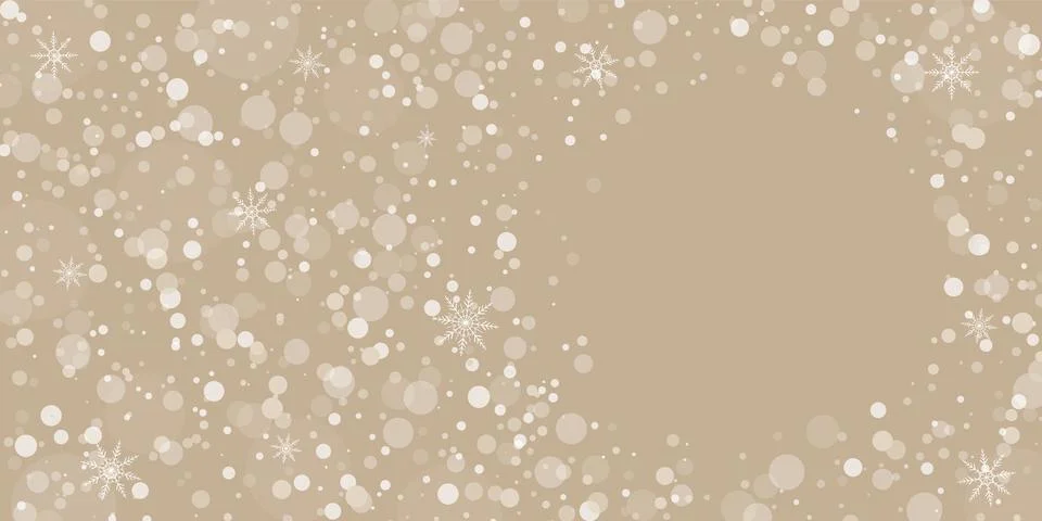 Blue delicate openwork snowflakes scatter on a white background. Festive back Stock Illustration
