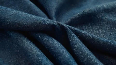 Blue Denim Fabric Texture with Subtle Weave Stock Photos