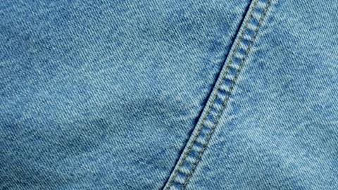 Blue denim jean fabric texture macro Stock Footage 340926640