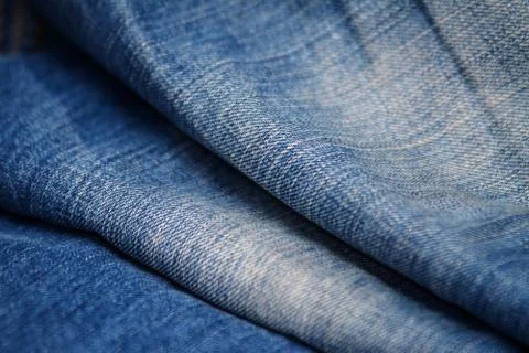 Blue denim jean texture for background Stock Photos