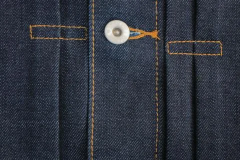 Blue denim jeans texture background Stock Photos