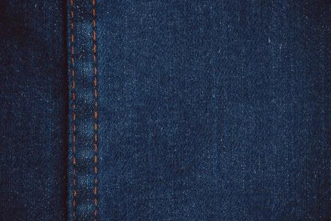 Blue denim jeans texture background Stock Photos