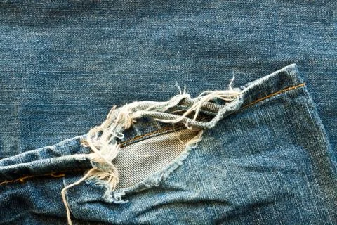Blue Denim Jeans Texture Background Stock Photos