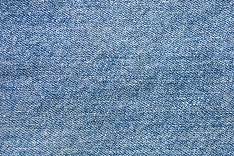 Blue denim texture close up Stock Photos