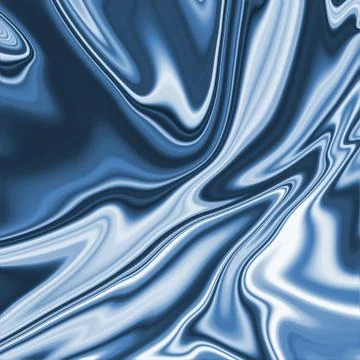 Blue Dense Liquid Surface Luxury Fabric Texture Graphic Background Stock Illustration