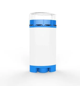 Blue Deodorant Stick Stock Illustration