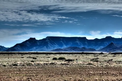 Blue desert Stock Photos