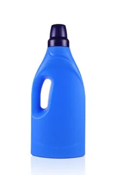 Blue Detergent Bottle Fotos de archivo