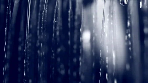 Blue dew waterfall2 20s Stock Footage 329373