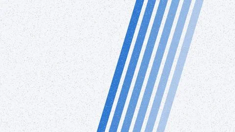 Blue diagonal gradient stripes on textured white background Stock Illustration
